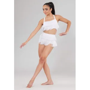 White Fringe Set