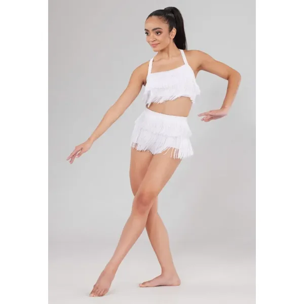 White Fringe Set