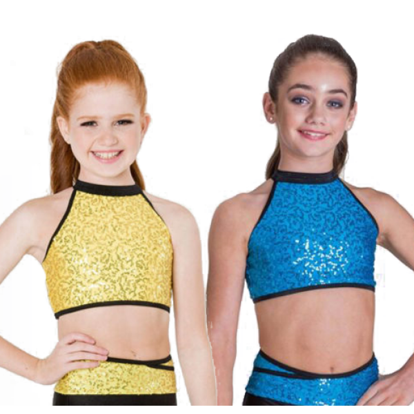 Bright Lights Halter Crop