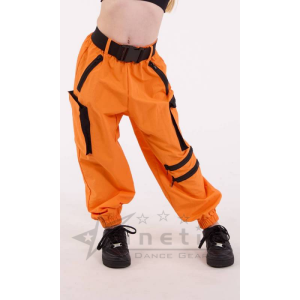 Orange Compton Cargo Pants