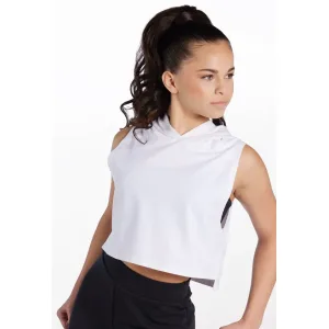 White Cropped Hoodies
