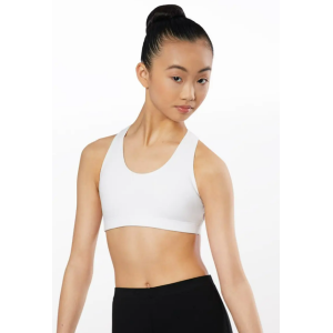 White Racerback Bra