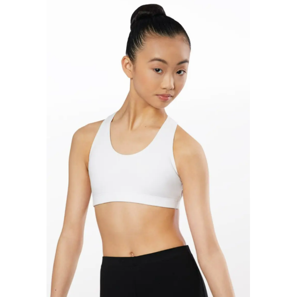 White Racerback Bra