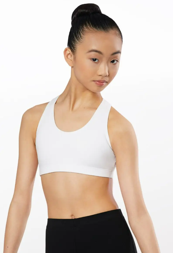 Mean Girls 3 White Racerback Bra