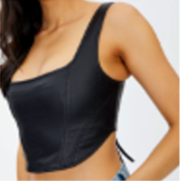 Black Faux Leather Corsets 3 Black Faux Leather Corsets 3