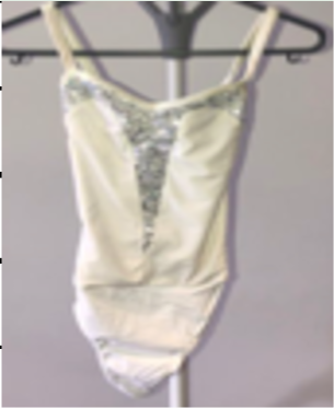 White Sequined Leotard 3 White Sequined Leotard 3